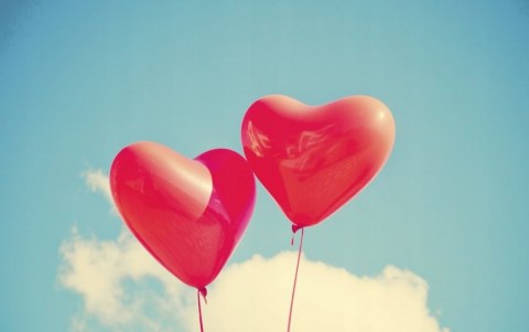 Balon serce w kształcie serca XL na Walentynki x5 Balon serce w kształcie serca XL na Walentynki x5
