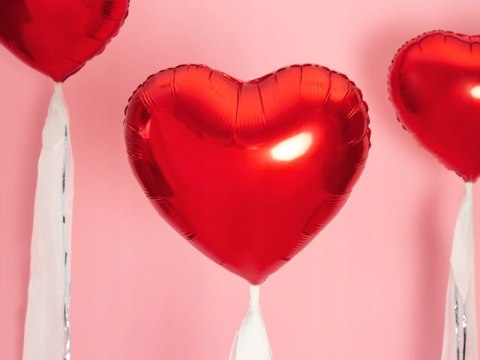 Balony serca czerwone bukiet prezent Walentynki 10 Balony serca czerwone bukiet prezent Walentynki 10