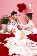 Balony serca płatki róż balon LOVE na Walentynki Balony serca płatki róż balon LOVE na Walentynki