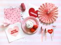 Balony serca płatki róż balon LOVE na Walentynki Balony serca płatki róż balon LOVE na Walentynki