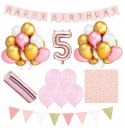 Balony serwetki cyfry 1-99 lat ZESTAW na urodziny Balony serwetki cyfry 1-99 lat ZESTAW na urodziny