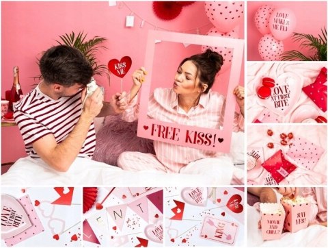 Balony w serca serduszka ozdoby na Walentynki x10 Balony w serca serduszka ozdoby na Walentynki x10