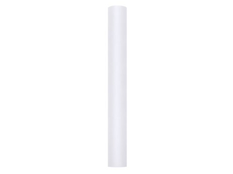 Tiul gładki, biały, 0,5 x 9m (1 szt. / 9 mb.) Tiul gładki, biały, 0,5 x 9m (1 szt. / 9 mb.)