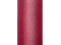 Tiul gładki, bordo, 0,5 x 9m Tiul gładki, bordo, 0,5 x 9m