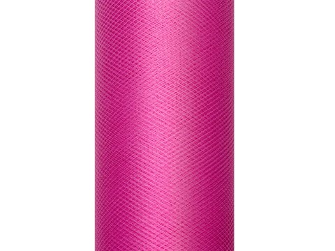 Tiul gładki, fuksja, 0,3 x 9m Tiul gładki, fuksja, 0,3 x 9m