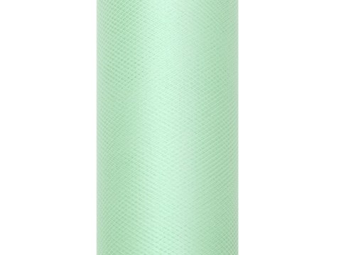 Tiul gładki, mięta, 0,3 x 9m Tiul gładki, mięta, 0,3 x 9m