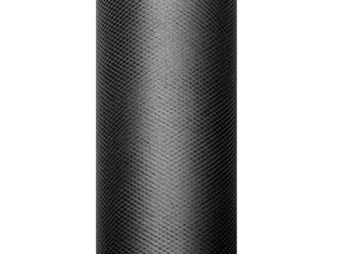 Tiul gładki, czarny, 0,15 x 9m Tiul gładki, czarny, 0,15 x 9m