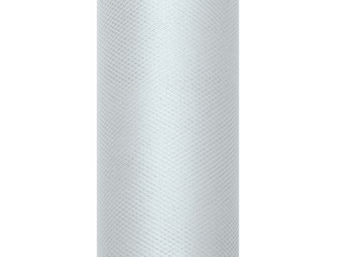 Tiul gładki, szary, 0,15 x 9m Tiul gładki, szary, 0,15 x 9m