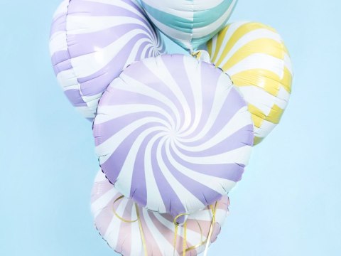 Balon foliowy Cukierek, 35cm, jasny liliowy Balon foliowy Cukierek, 35cm, jasny liliowy