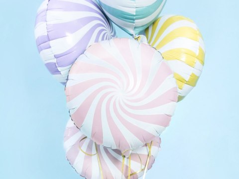 Balon foliowy Cukierek, 35cm, jasny różowy Balon foliowy Cukierek, 35cm, jasny różowy