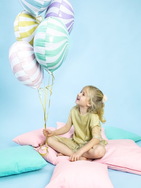 Balon foliowy Cukierek, 35cm, jasny żółty Balon foliowy Cukierek, 35cm, jasny żółty