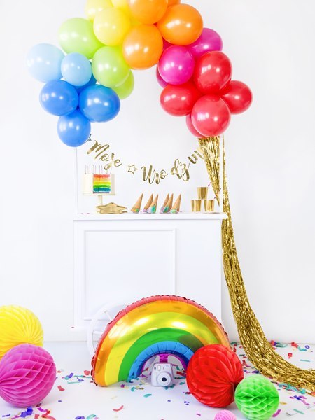 Balon foliowy Tęcza, 73x45cm - Jednorożec Balon foliowy Tęcza, 73x45cm - Jednorożec
