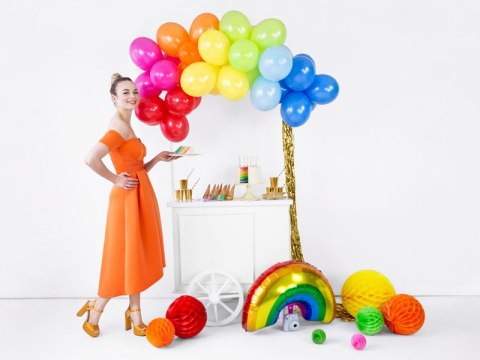 Balon foliowy Tęcza, 73x45cm - Jednorożec Balon foliowy Tęcza, 73x45cm - Jednorożec