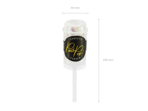 Push pop konfetti, opalizujący Push pop konfetti, opalizujący