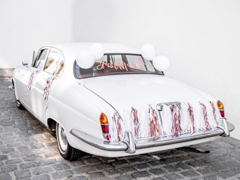 Zestaw dekoracji samochodowych - Just Married Zestaw dekoracji samochodowych - Just Married