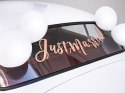 Zestaw dekoracji samochodowych - Just Married Zestaw dekoracji samochodowych - Just Married