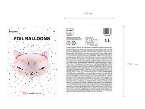 Balon foliowy Kotek, 48x36cm Balon foliowy Kotek, 48x36cm