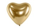Balony Glossy 30cm, Serca, złoty (1 op. / 50 szt.) Balony Glossy 30cm, Serca, złoty (1 op. / 50 szt.)
