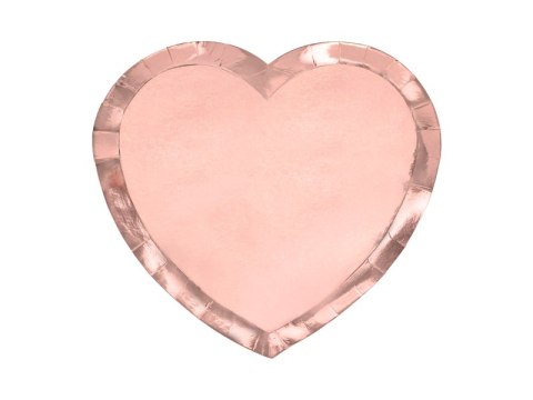 Talerzyki w kształcie serca - kolor rosegold Talerzyki w kształcie serca - kolor rosegold