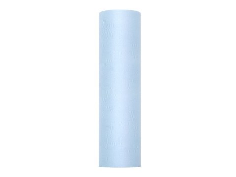 Tiul gładki, sztywny, błękit, 0,3 x 50m (1 szt. / 50 mb.) Tiul gładki, sztywny, błękit, 0,3 x 50m (1 szt. / 50 mb.)