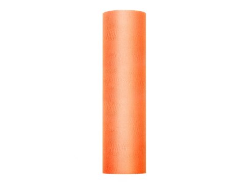 Tiul gładki, sztywny, pomarańcz, 0,3 x 50m (1 szt. / 50 mb.) Tiul gładki, sztywny, pomarańcz, 0,3 x 50m (1 szt. / 50 mb.)