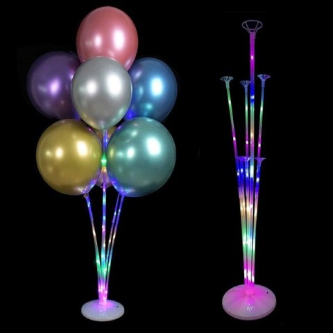 Stojak LED do balonów na balony urodziny roczek XL Stojak LED do balonów na balony urodziny roczek XL