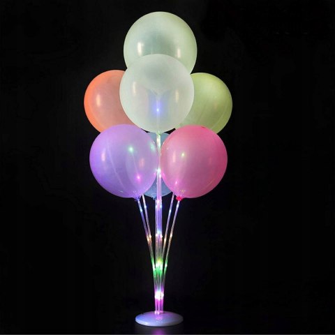 Stojak LED do balonów na balony urodziny roczek XL Stojak LED do balonów na balony urodziny roczek XL
