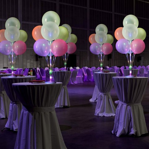 Stojak LED do balonów na balony urodziny roczek XL Stojak LED do balonów na balony urodziny roczek XL