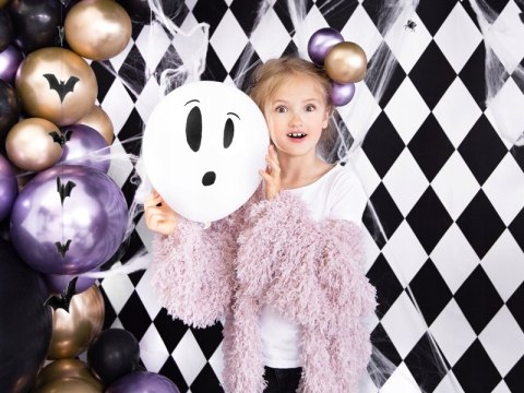 Balony Boo świecące w świetle UV na Halloween 3szt Balony Boo świecące w świetle UV na Halloween 3szt