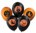 Balony czarne pomarańczowe dekoracje na Halloween Balony czarne pomarańczowe dekoracje na Halloween