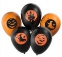 Balony czarne pomarańczowe dekoracje na Halloween Balony czarne pomarańczowe dekoracje na Halloween