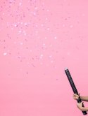 Tuba z konfetti różowa Baby Shower dziewczynka 60 Tuba z konfetti różowa Baby Shower dziewczynka 60