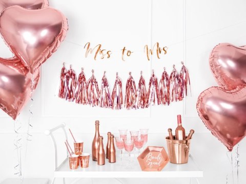 Zestaw balonów na wieczór panieński rosegold HEL Zestaw balonów na wieczór panieński rosegold HEL