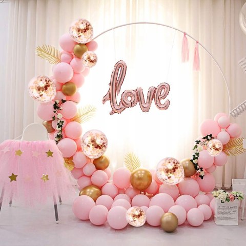 Balony z konfetti na roczek baby shower chrzest Balony z konfetti na roczek baby shower chrzest