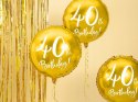 Dekoracja na 40 urodziny zestaw balonów + stojak Dekoracja na 40 urodziny zestaw balonów + stojak