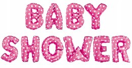 Napis baner girlanda literki balony na Baby Shower