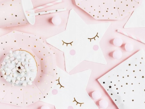 Serwetki LITTLE STAR na chrzest roczek baby shower Serwetki LITTLE STAR na chrzest roczek baby shower