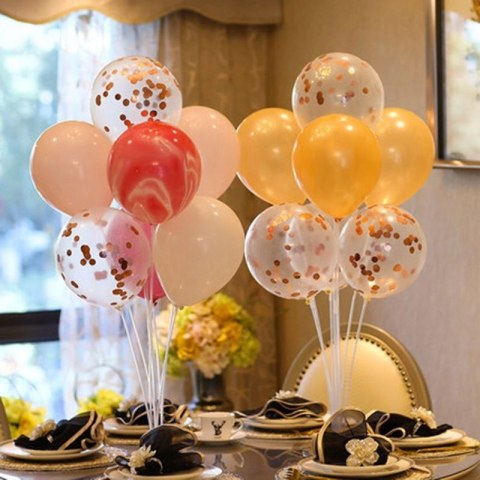 Stojak na balony z konfetti balon cyfra 1 ROCZEK Stojak na balony z konfetti balon cyfra 1 ROCZEK