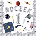 Balony baner ozdoby ZESTAW na ROCZEK 1 urodziny XL Balony baner ozdoby ZESTAW na ROCZEK 1 urodziny XL