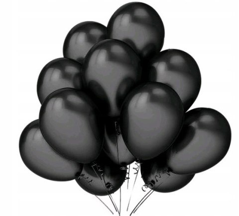 Balony z konfetti czarne złote urodziny panieński Balony z konfetti czarne złote urodziny panieński
