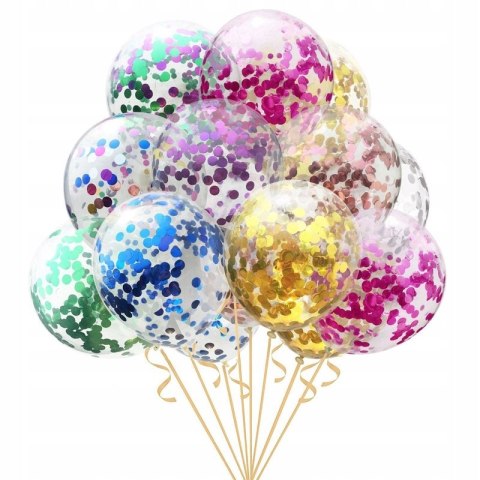 Balony z konfetti na hel Ślub Wesele 1-99 urodziny Balony z konfetti na hel Ślub Wesele 1-99 urodziny