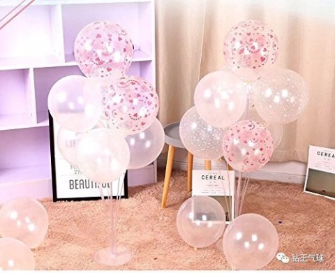 Balony z konfetti na hel Ślub Wesele 1-99 urodziny Balony z konfetti na hel Ślub Wesele 1-99 urodziny