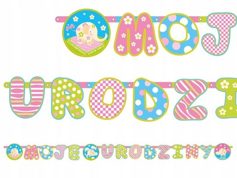 Dekoracje ozdoby ZESTAW balony baner na 5 urodziny Dekoracje ozdoby ZESTAW balony baner na 5 urodziny