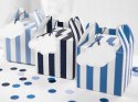 Pudełka na popcorn ozdoby na roczek baby shower x6