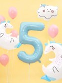 ZESTAW balony świeczka ozdoby na 1 urodziny ROCZEK ZESTAW balony świeczka ozdoby na 1 urodziny ROCZEK