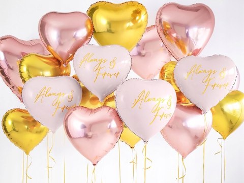 Balon foliowy serce rosegold na panieński ślub HEL Balon foliowy serce rosegold na panieński ślub HEL