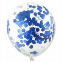 Balony dekoracje komunijne na I Komunię z konfetti Balony dekoracje komunijne na I Komunię z konfetti