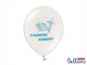 Balony dekoracje komunijne na I Komunię z konfetti Balony dekoracje komunijne na I Komunię z konfetti