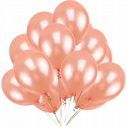 Balony z konfetti bukiet balonów rosegold perła 15 Balony z konfetti bukiet balonów rosegold perła 15