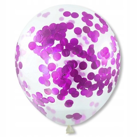 Balony z konfetti dekoracje na roczek 1 I urodziny Balony z konfetti dekoracje na roczek 1 I urodziny